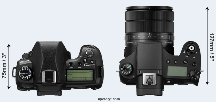 Compare E-30 versus RX10 III top