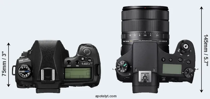 Compare E-30 versus RX10 IV top