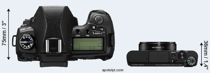 Compare E-30 versus WX800 top