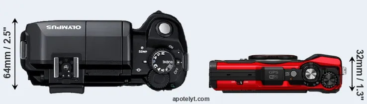 Compare E-300 versus TG-6 top