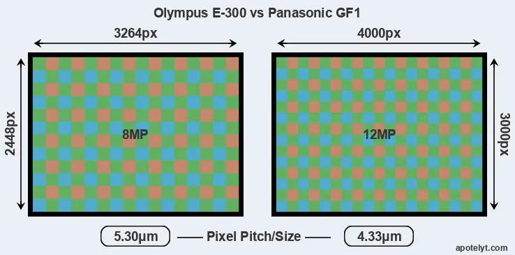 E-300 versus GF1 MP
