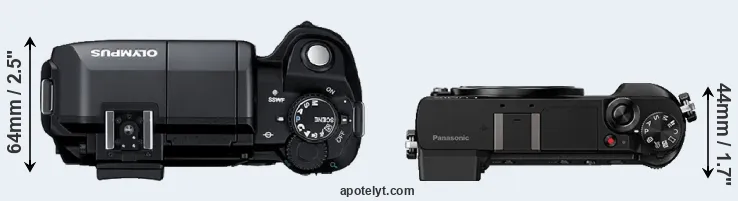 Compare E-300 versus GX80 top