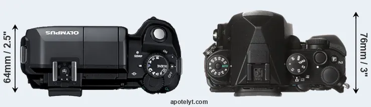 Compare E-300 versus KP top