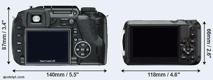 Comparison E-330 or WG-6 rear