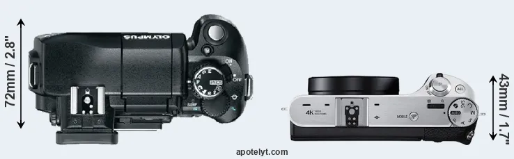 Compare E-330 versus NX500 top