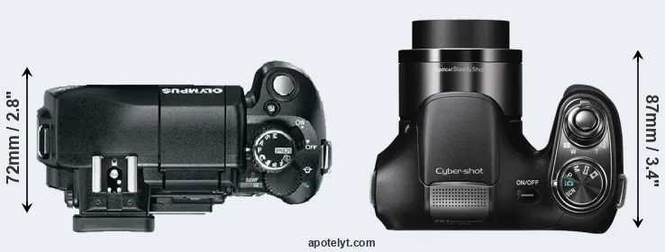 Compare E-330 versus H200 top