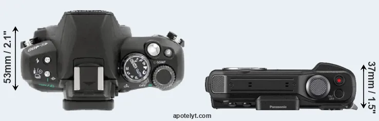 Compare E-400 versus TS7 top