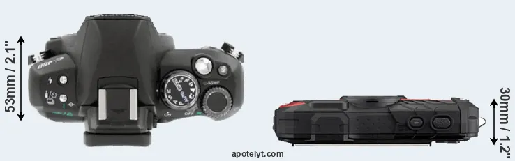 Compare E-400 versus WG-60 top