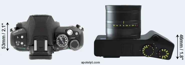 Compare E-400 versus ZX1 top