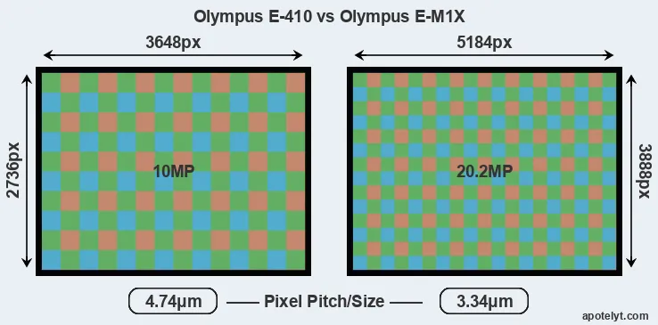 E-410 versus E-M1X MP