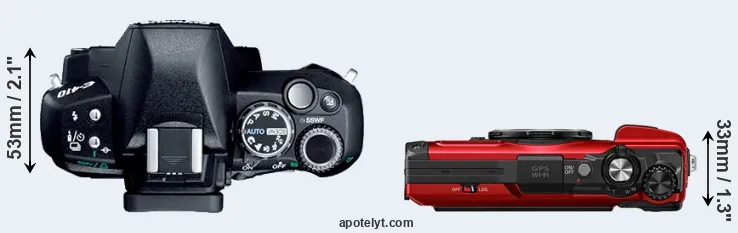 Compare E-410 versus TG-7 top