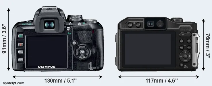 Comparison E-410 or FT7 rear