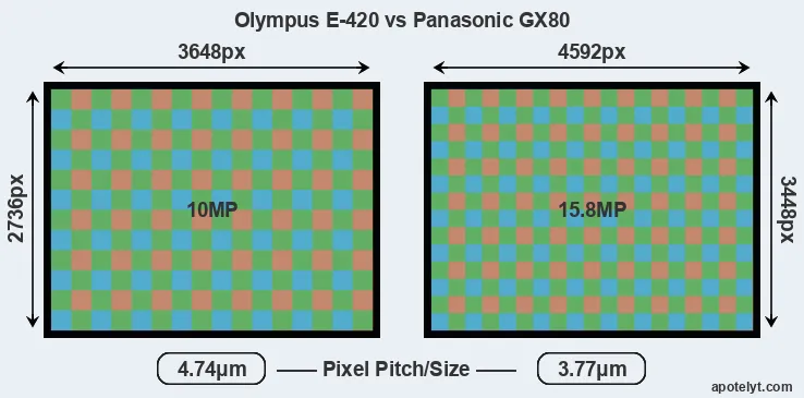 E-420 versus GX80 MP