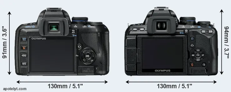 Comparison E-450 or E-600 rear
