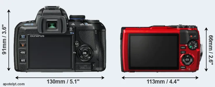 Comparison E-450 or TG-5 rear