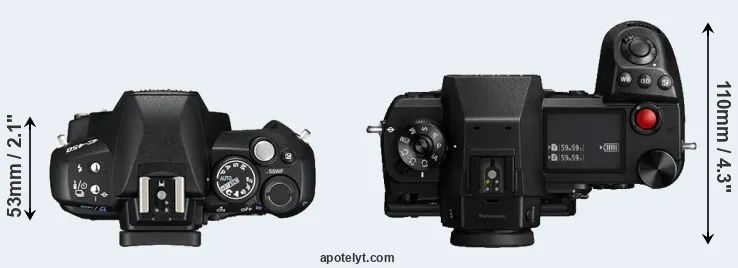 Compare E-450 versus S1H top