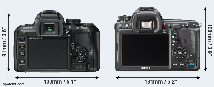 Comparison E-450 or K-3 rear