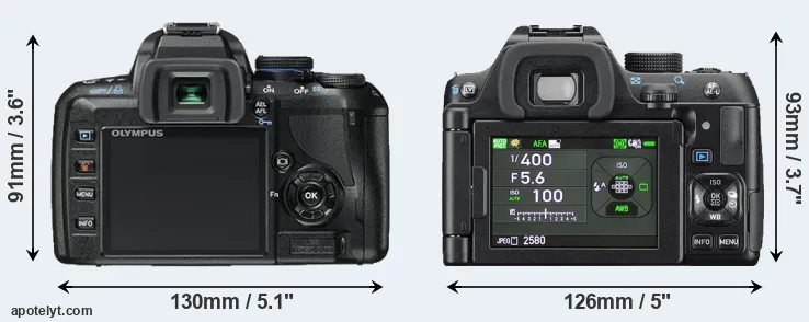 Comparison E-450 or K-70 rear