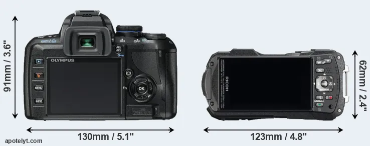 Comparison E-450 or WG-60 rear