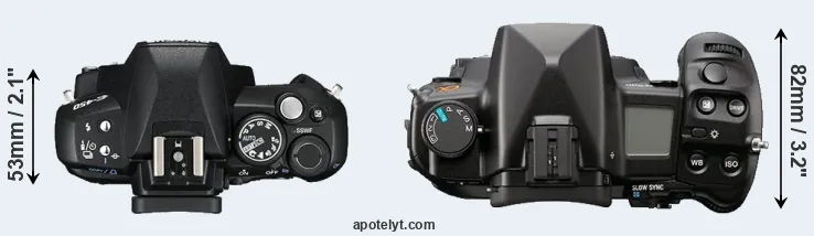 Compare E-450 versus A900 top
