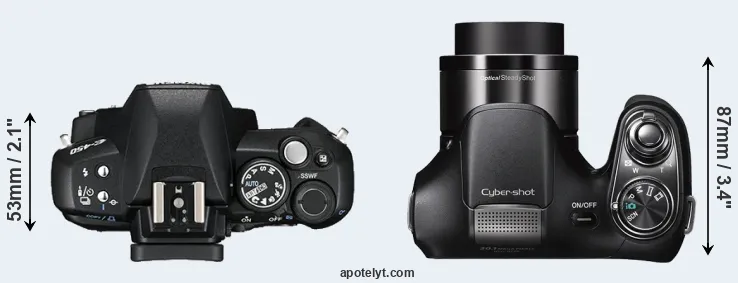 Compare E-450 versus H200 top