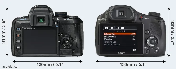 Comparison E-450 or HX350 rear