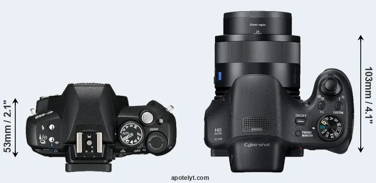 Compare E-450 versus HX350 top
