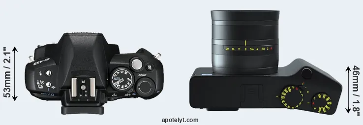 Compare E-450 versus ZX1 top