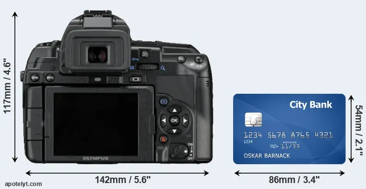 E-5 and credit card rear side