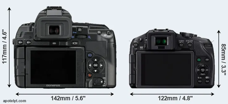 Comparison E-5 or G6 rear