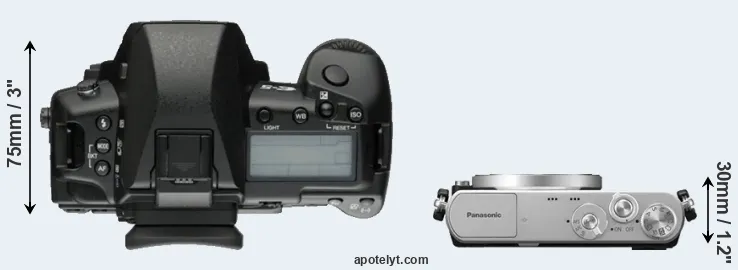 Compare E-5 versus GM1 top