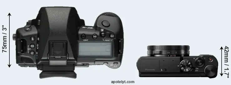 Compare E-5 versus LX15 top