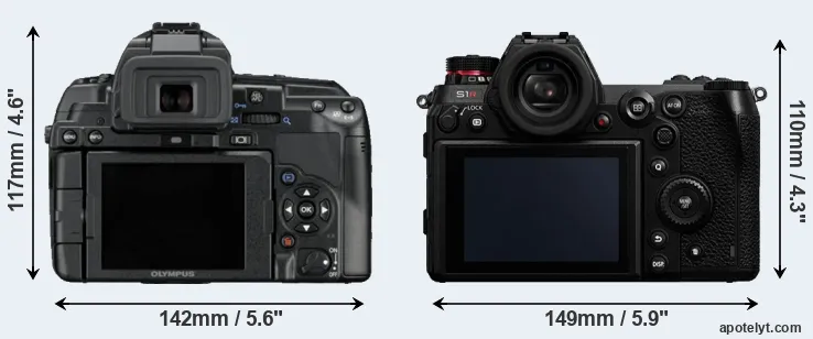 Comparison E-5 or S1R rear