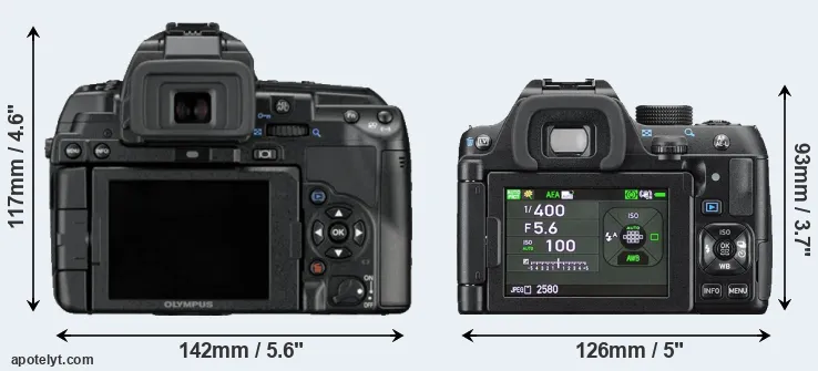 Comparison E-5 or K-70 rear