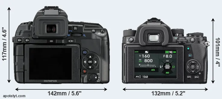 Comparison E-5 or KP rear