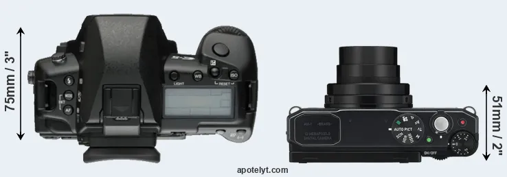 Compare E-5 versus MX-1 top