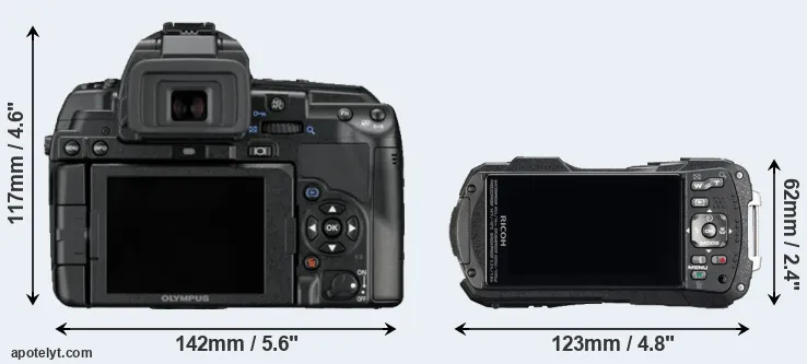 Comparison E-5 or WG-60 rear