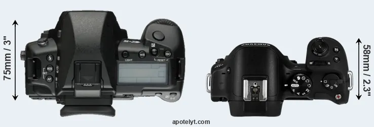 Compare E-5 versus NX30 top