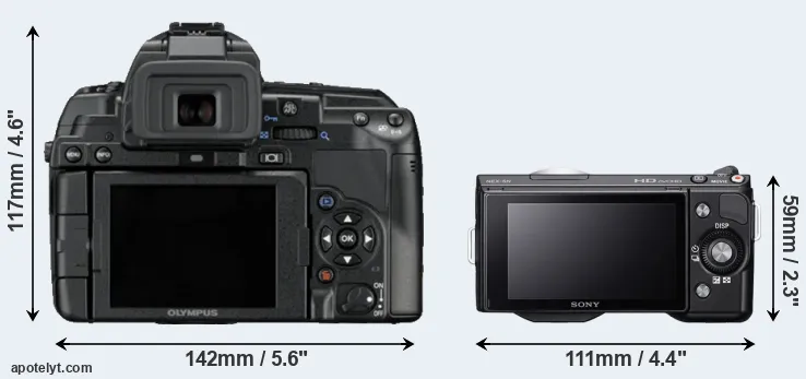 Comparison E-5 or NEX-5N rear