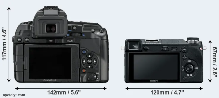 Comparison E-5 or NEX-6 rear