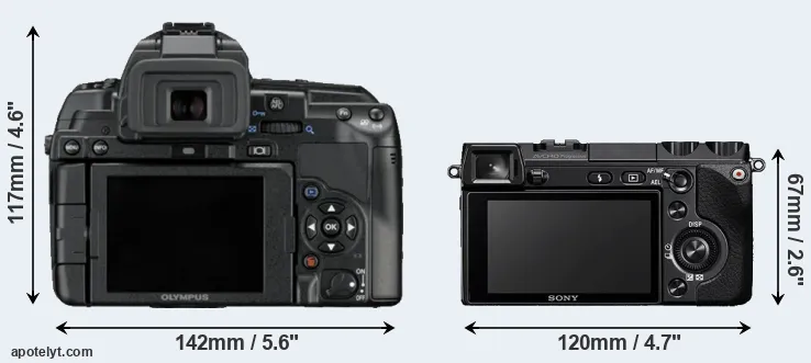 Comparison E-5 or NEX-7 rear