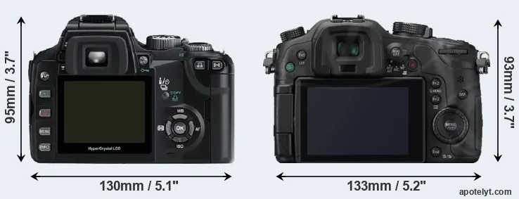 Comparison E-500 or GH3 rear