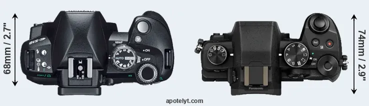 Compare E-510 versus G85 top
