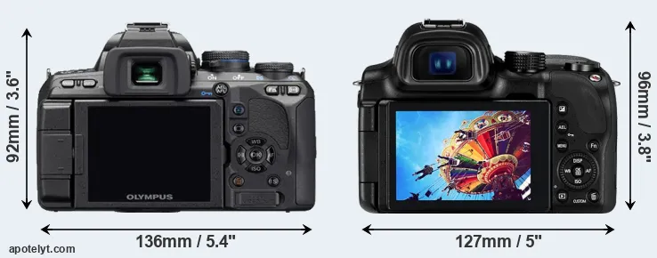 Comparison E-510 or NX30 rear