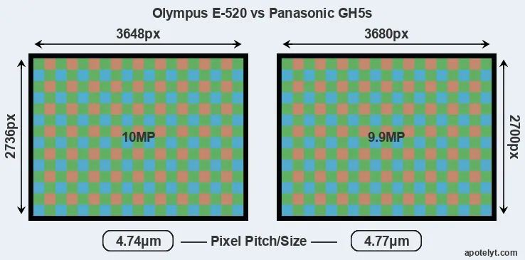 E-520 versus GH5s MP