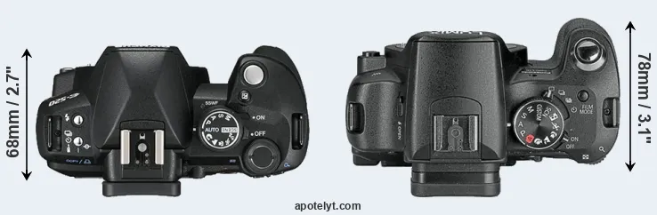 Compare E-520 versus L10 top