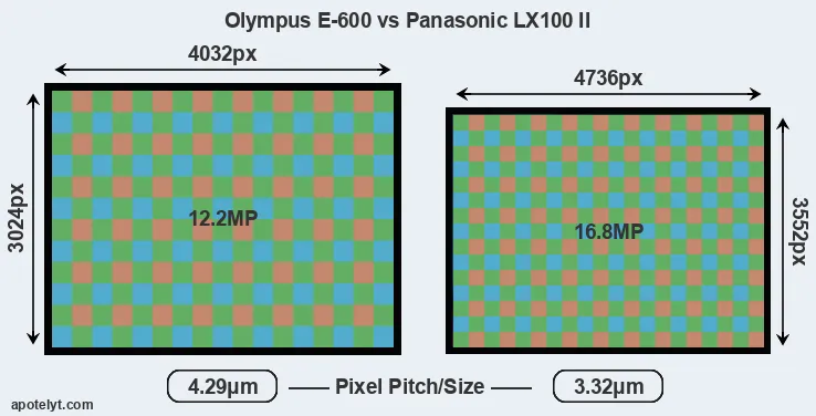 E-600 versus LX100 II MP