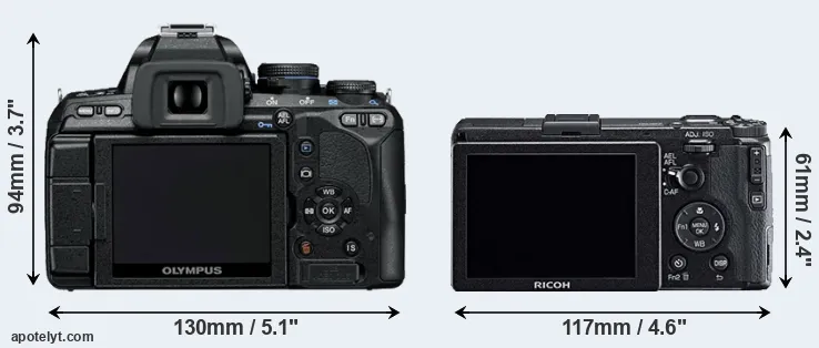 Comparison E-600 or GR rear