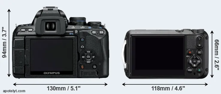 Comparison E-600 or WG-6 rear
