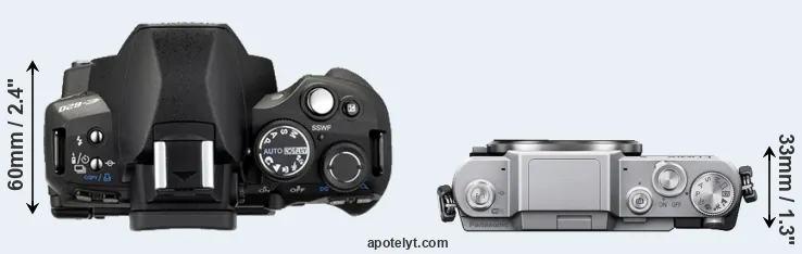 Compare E-620 versus GF7 top